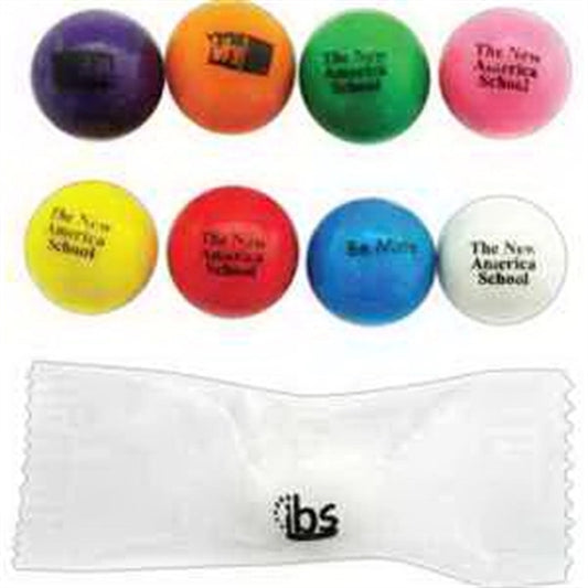 Imprinted Small Gumballs Cello Wrapped