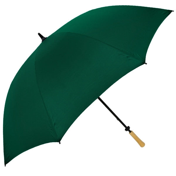 The Hole-in-One Golf Umbrella with Wood Handle