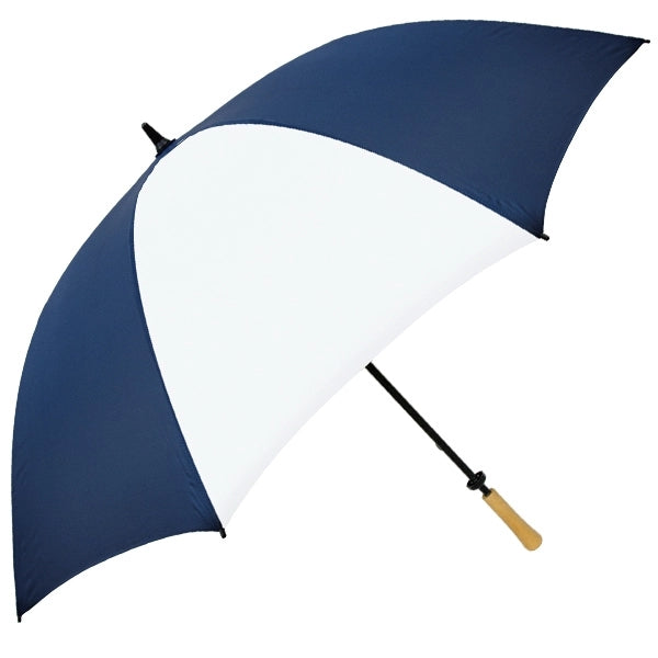 The Hole-in-One Golf Umbrella with Wood Handle