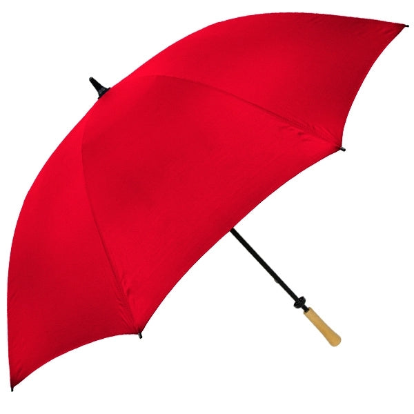 The Hole-in-One Golf Umbrella with Wood Handle
