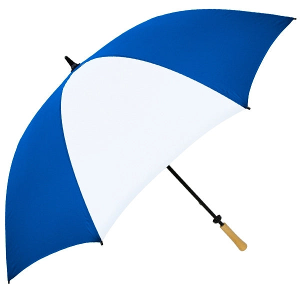 The Hole-in-One Golf Umbrella with Wood Handle