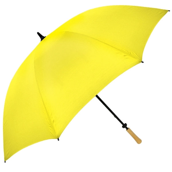 The Hole-in-One Golf Umbrella with Wood Handle