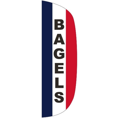 3' x 10' Message Flutter Flag - Bagels