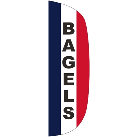 3' x 10' Message Flutter Flag - Bagels