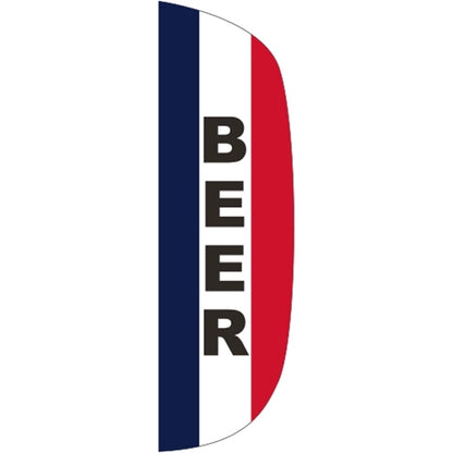 3' x 10' Message Flutter Flag - Beer