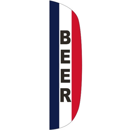 3' x 12' Message Flutter Flag - Beer