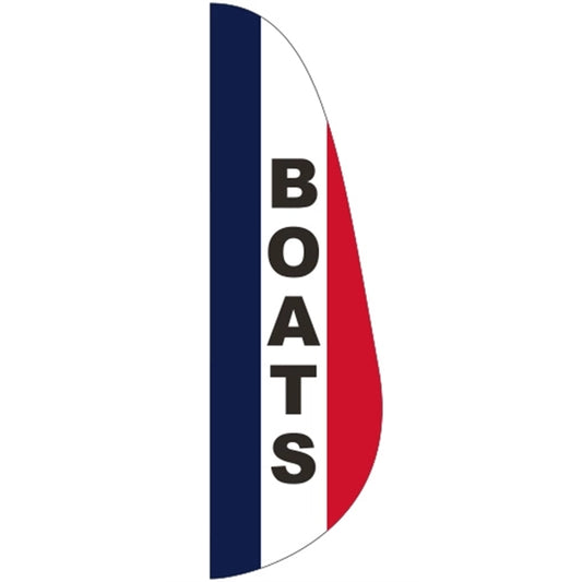 3' x 10' Message Feather Flag - Boats