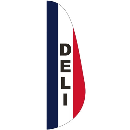3' x 10' Message Feather Flag - Deli