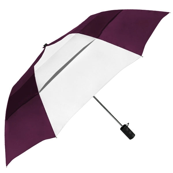 Vented Grand Practicality Folding Umbrella - 46", Auto-Open