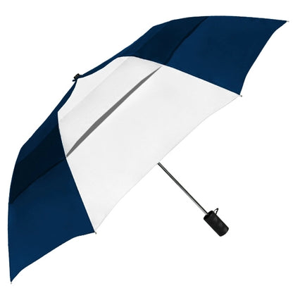 Vented Grand Practicality Folding Umbrella - 46", Auto-Open