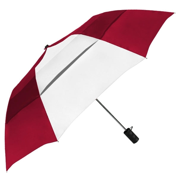 Vented Grand Practicality Folding Umbrella - 46", Auto-Open