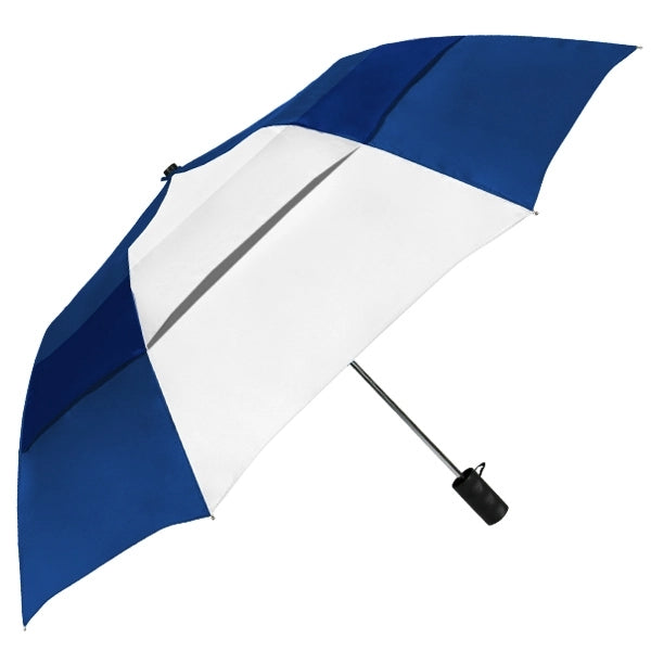 Vented Grand Practicality Folding Umbrella - 46", Auto-Open