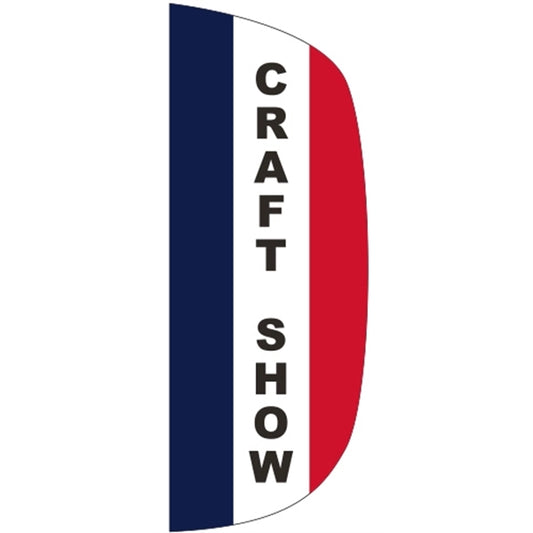 3' x 8' Message Flutter Flag - Craft Show