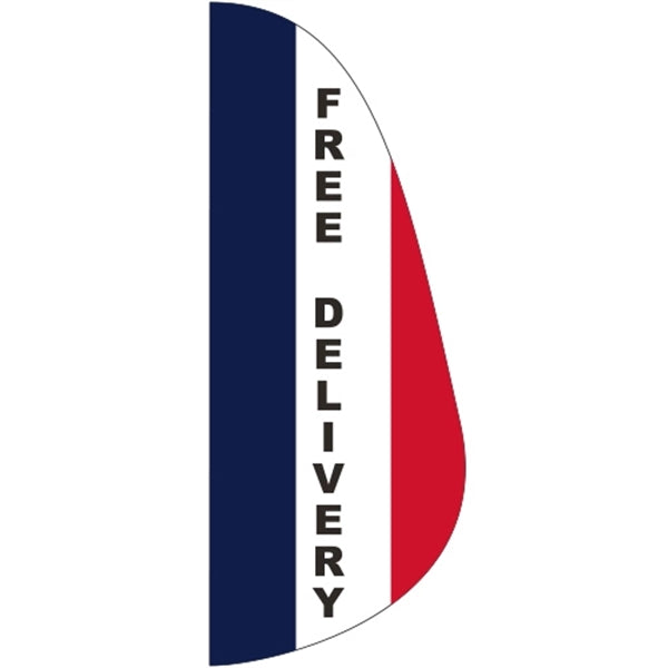 3' x 8' Message Feather Flag - Free Delivery