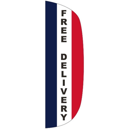 3' x 10' Message Flutter Flag - Free Delivery