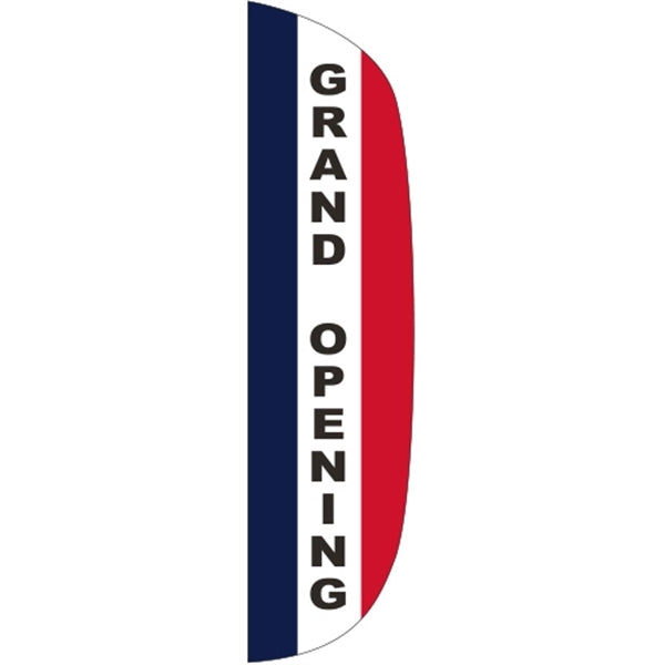 3' x 15' Message Flutter Flag - Grand Opening