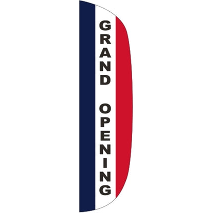 3' x 15' Message Flutter Flag - Grand Opening