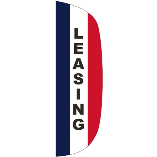 3' x 10' Message Flutter Flag - Leasing