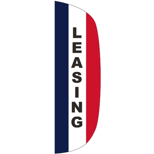 3' x 10' Message Flutter Flag - Leasing
