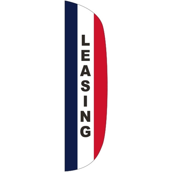 3' x 12' Message Flutter Flag - Leasing