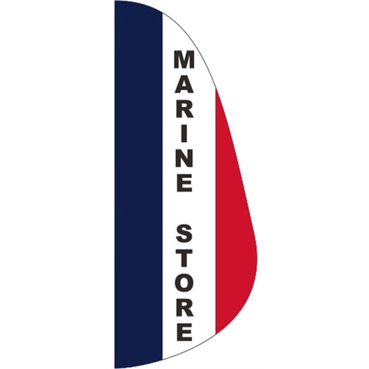 3' x 8' Message Feather Flag - Marine Store