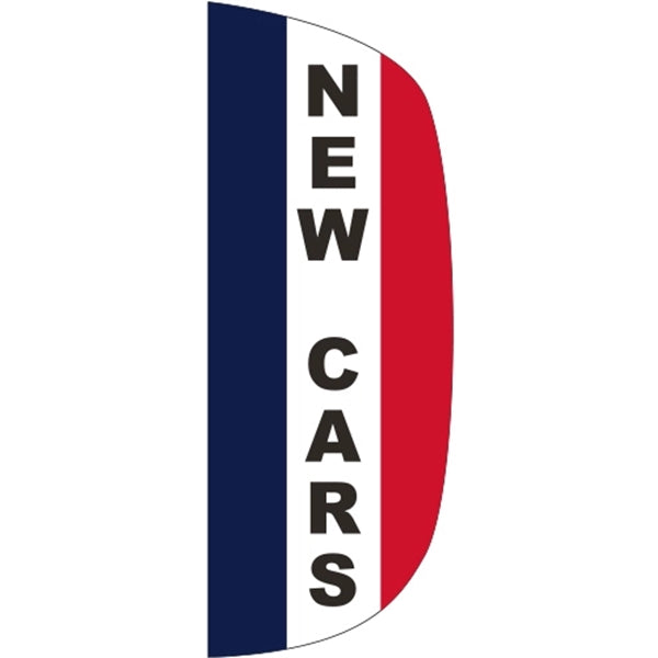 3' x 8' Message Flutter Flag - New Cars