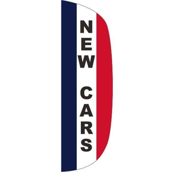 3' x 10' Message Flutter Flag - New Cars