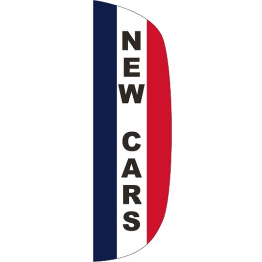 3' x 10' Message Flutter Flag - New Cars