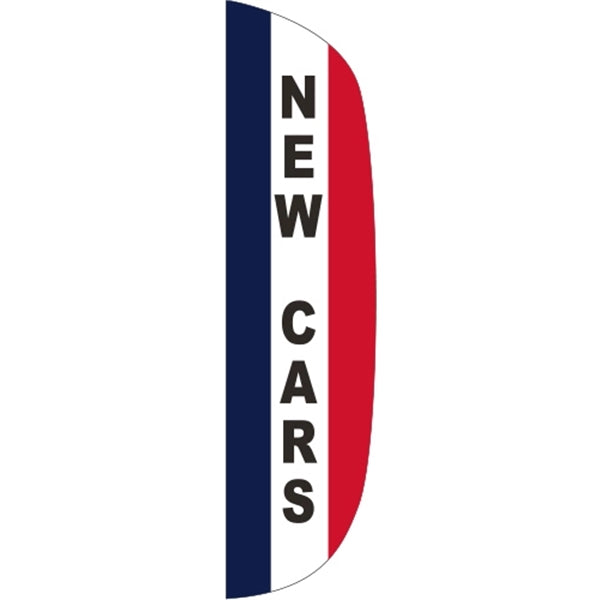 3' x 12' Message Flutter Flag - New Cars