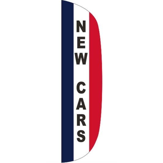 3' x 15' Message Flutter Flag - New Cars