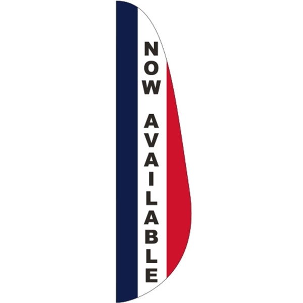 3' x 15' Message Feather Flag - Now Available