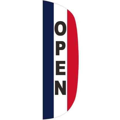 3' x 10' Message Flutter Flag - Open