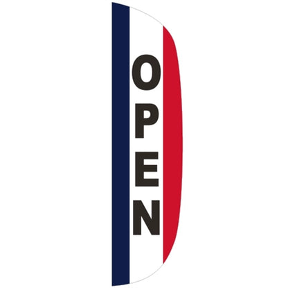 3' x 12' Message Flutter Flag - Open