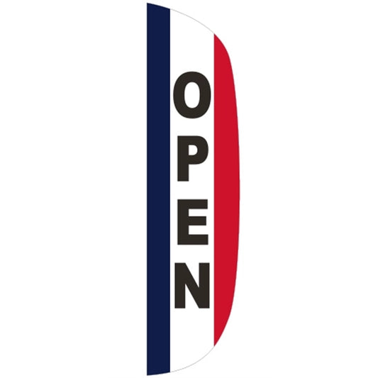 3' x 12' Message Flutter Flag - Open