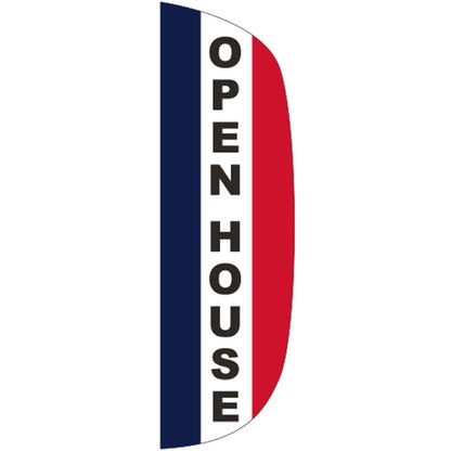 3' x 10' Message Flutter Flag - Open House