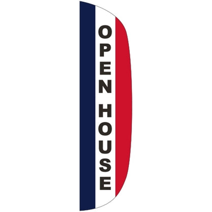 3' x 15' Message Flutter Flag - Open House
