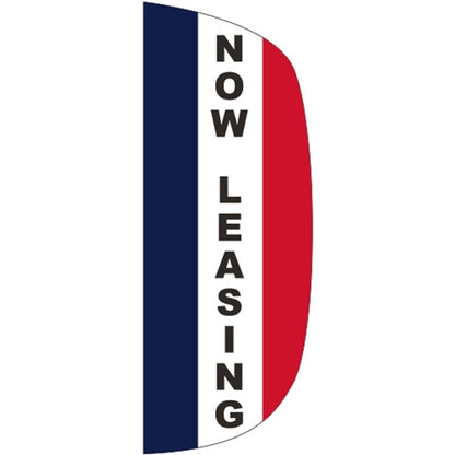 3' x 8' Message Flutter Flag - Now Leasing