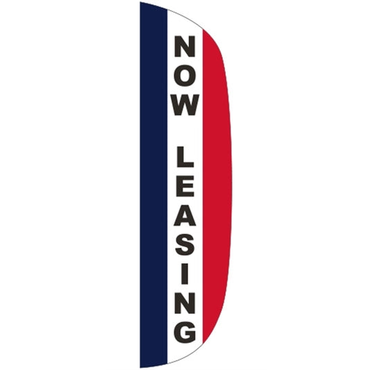 3' x 15' Message Flutter Flag - Now Leasing