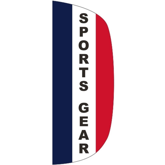 3' x 8' Message Flutter Flag - Sports Gear