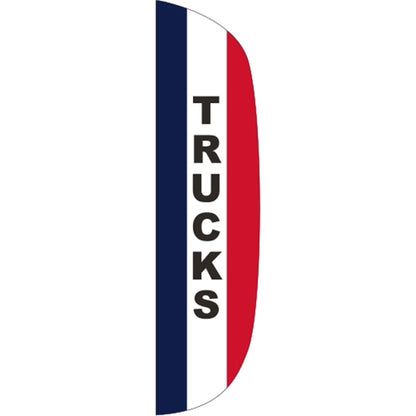 3' x 12' Message Flutter Flag - Trucks