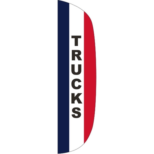 3' x 12' Message Flutter Flag - Trucks