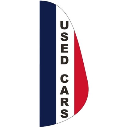 3' x 8' Message Feather Flag - Used Cars