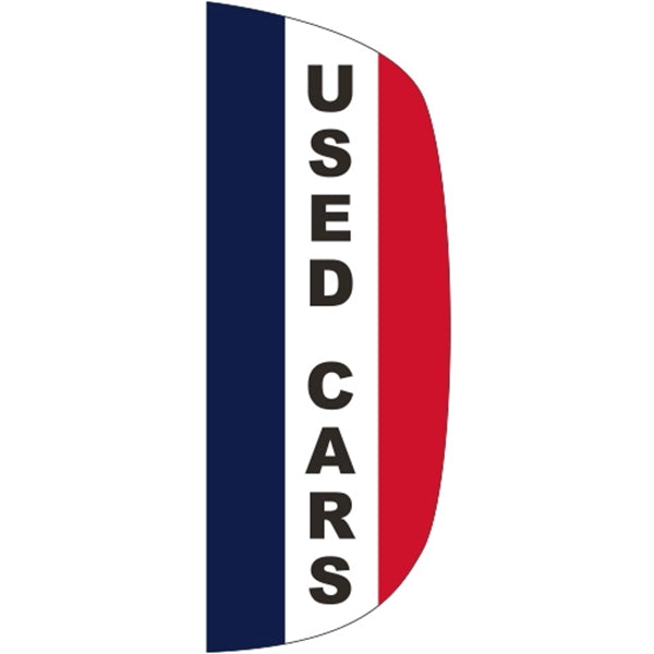 3' x 8' Message Feather Flag - Used Cars