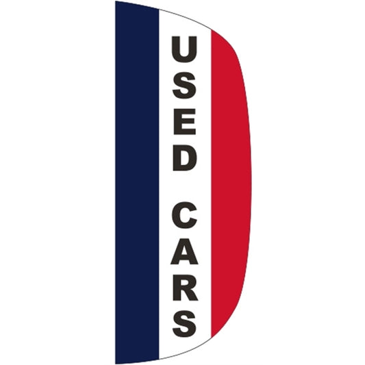 3' x 8' Message Feather Flag - Used Cars