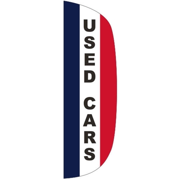 3' x 10' Message Flutter Flag - Used Cars