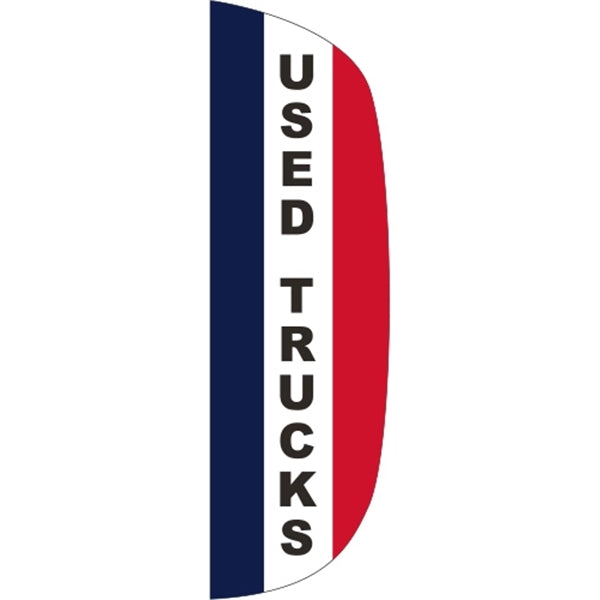 3' x 10' Message Flutter Flag - Used Trucks