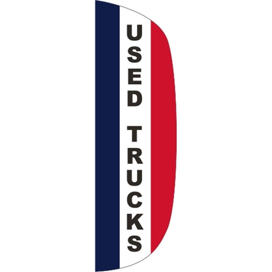 3' x 10' Message Flutter Flag - Used Trucks