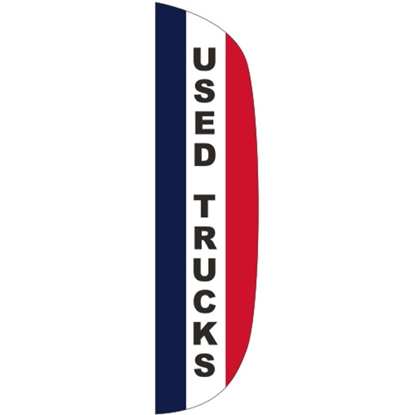 3' x 12' Message Flutter Flag - Used Trucks