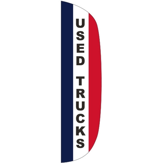 3' x 15' Message Flutter Flag - Used Trucks