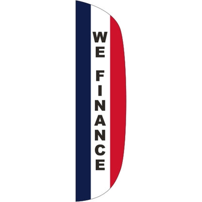 3' x 15' Message Flutter Flag - We Finance